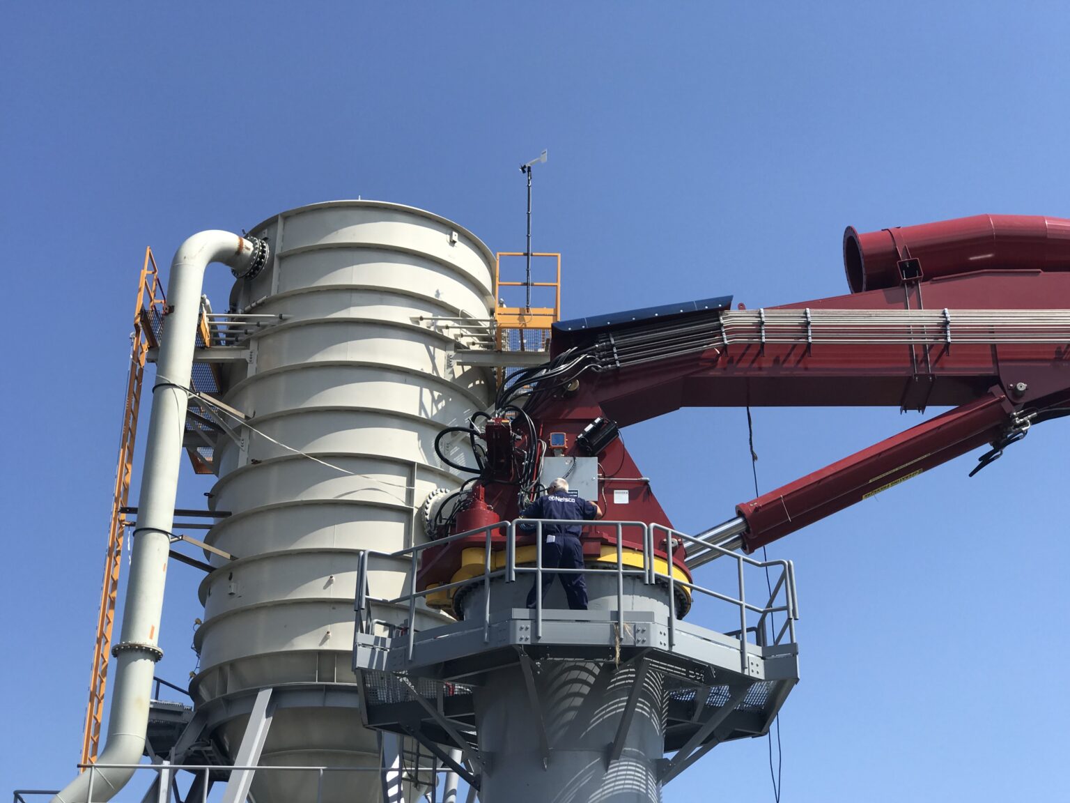 NETSCo silo scaled for cement shipowner